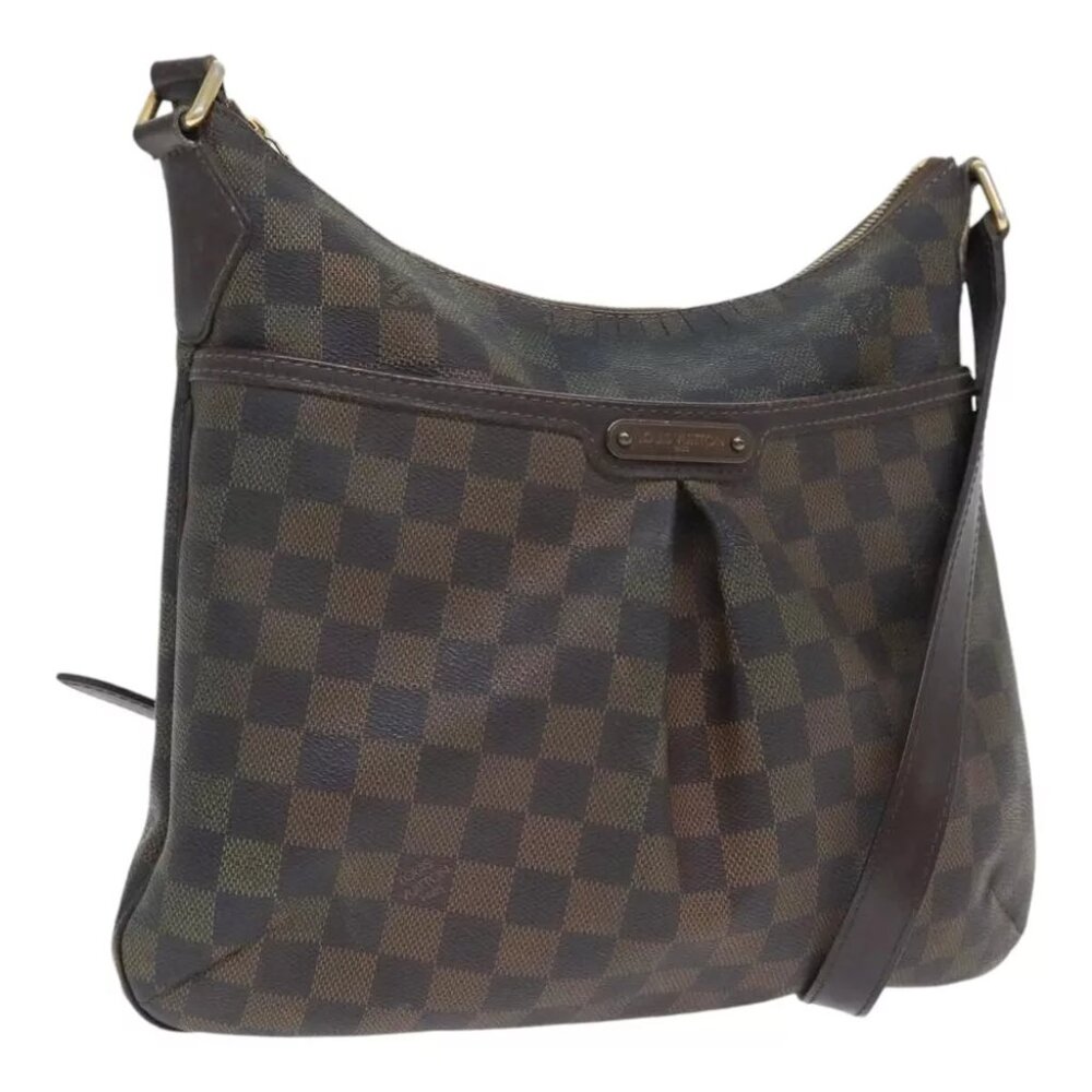 LOUIS VUITTON Damier Ebene Bloomsbury PM Shoulder Bag N42251 LV Auth 87793